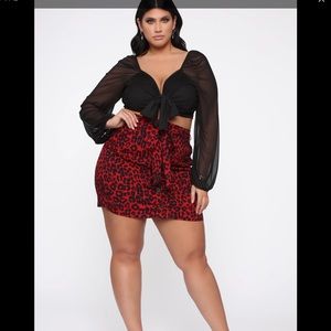 Animal Printed skirt